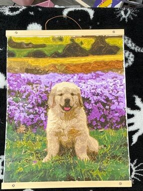 16" x 20" Teddy Dog Paint-by-Number by Artist's Loft®-Completed